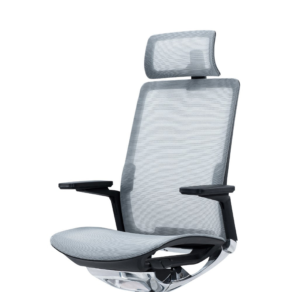 人體工學椅 網背網座 升降扶手 舒適 有頭枕 腰部支撐 透氣